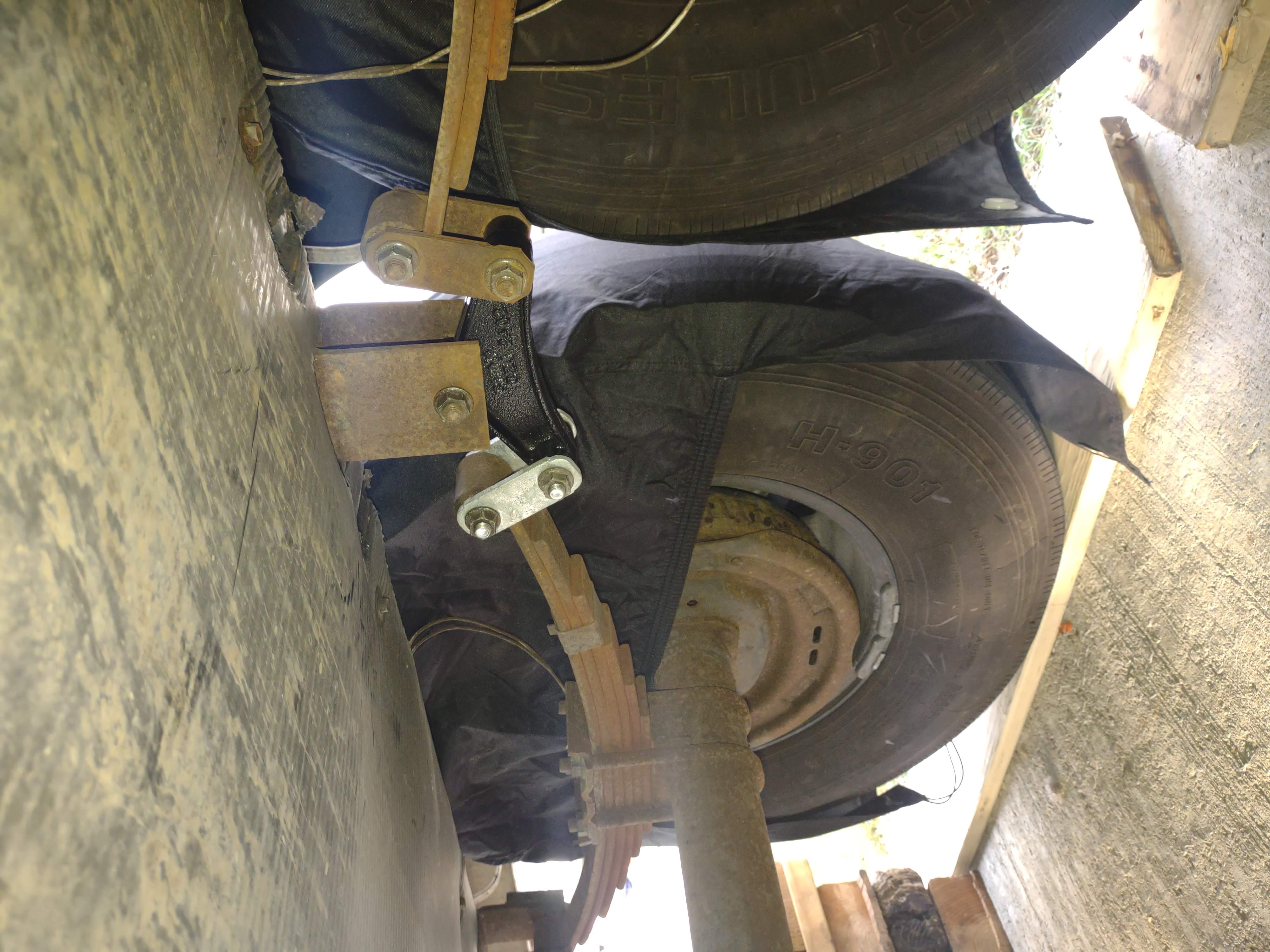 RV Suspension after work picture