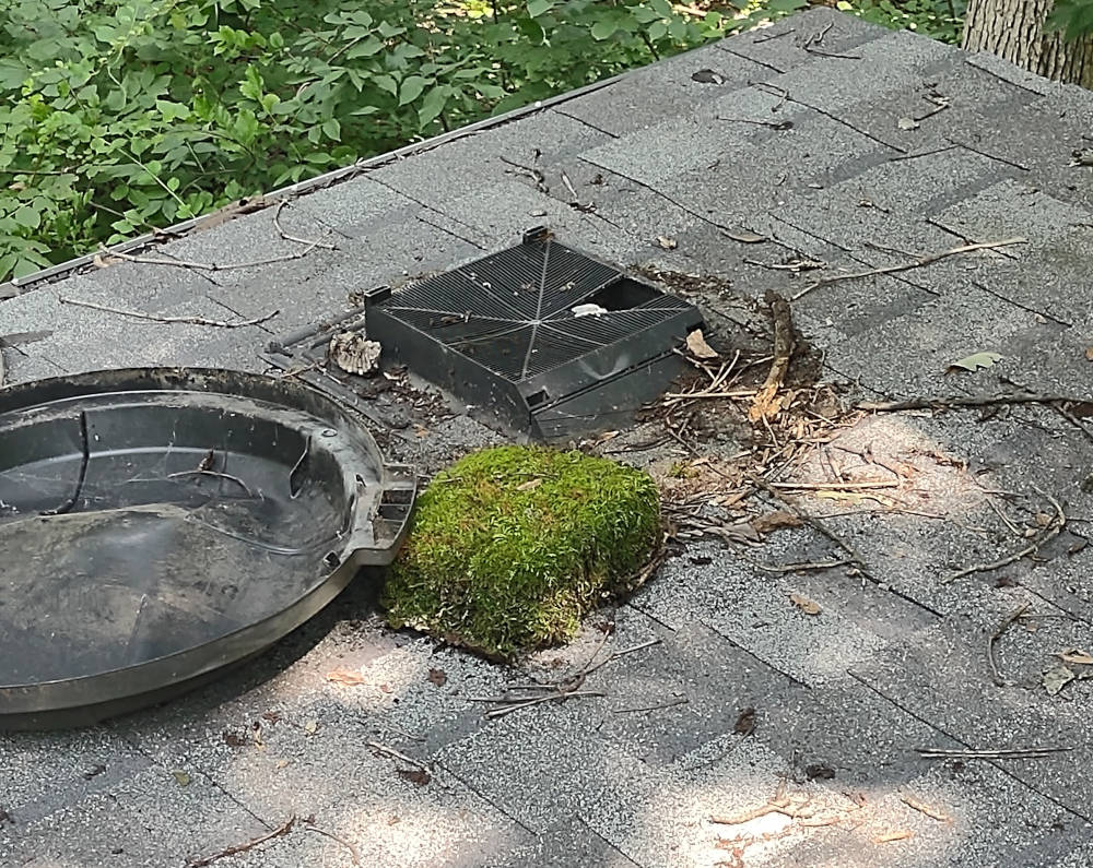Roof Vent before work picture