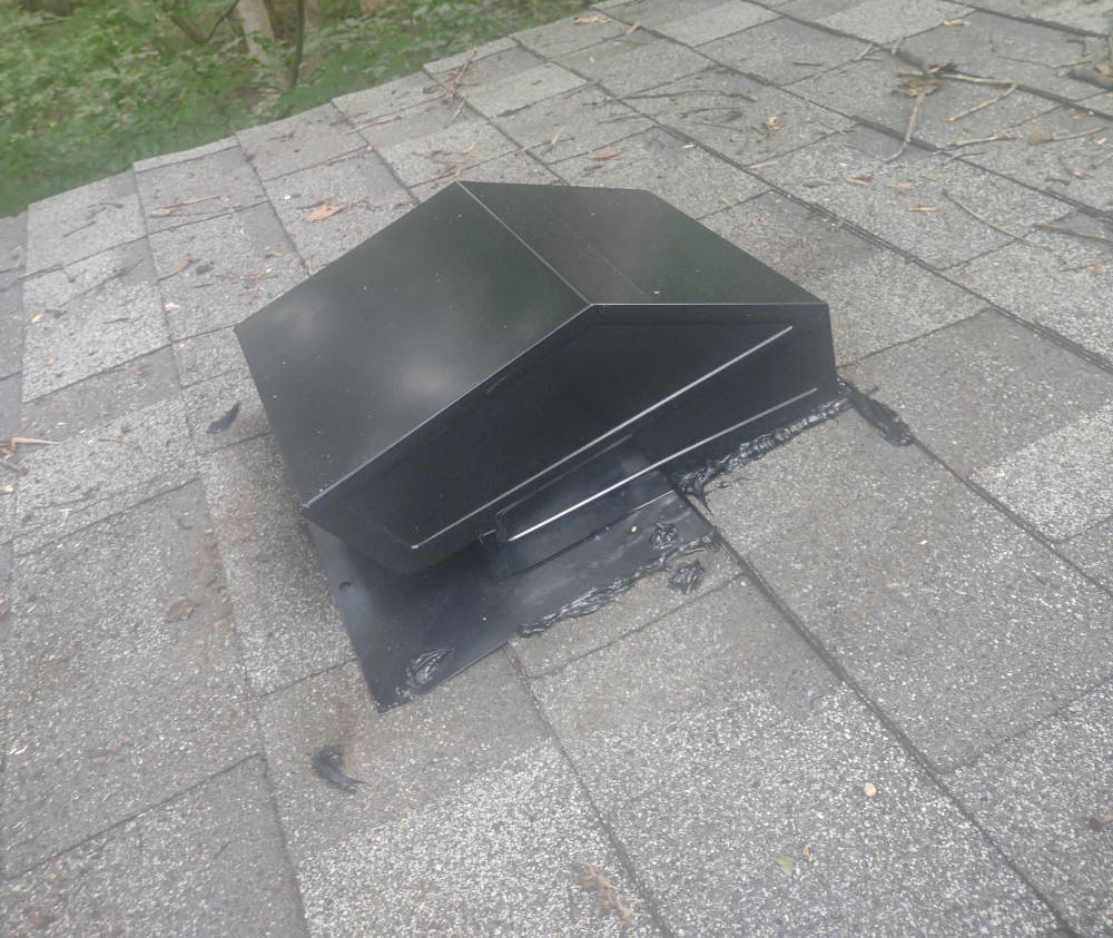Roof Vent after work picture